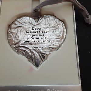 $5 SALE !!!  Hallmark Pewter  Heart